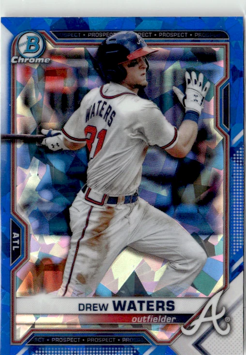 2021 Bowman Sapphire Edition #BCP-81 Drew Waters - Image 1 of 1