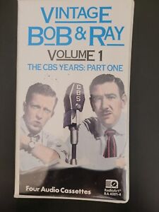 Vintage Bob & Ray Volume 1 The CBS Years Part 1  Audio Cassette Set - Brand New