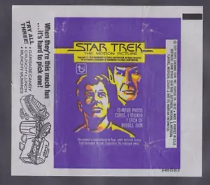 Wax Wrapper TOPPS 1979 Star Trek vgc - Imagen 1 de 2