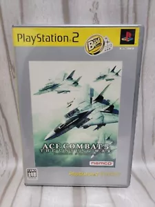 Ace Combat 5 The Unsung War Sony Playstation 2 CIB Japanese Import Region Locked - Picture 1 of 4