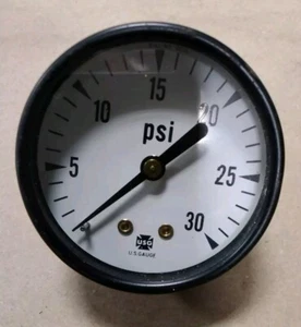 Ametek 050653 P500 Pressure Gauge 30 PSI,  2" Face 1/8" CBM F101 - Picture 1 of 2