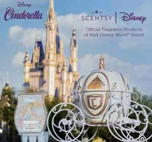 Scentsy Disney's CInderella Royal Carriage ~ RARE ~ NIB w/Happily Ever After Wax - Picture 1 of 5