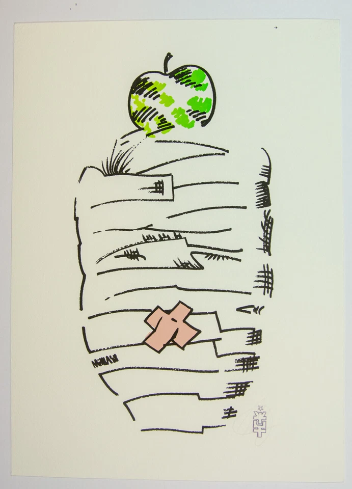 Michael Würzberger: Serigrafie handsigniert  - Bild 1 von 3