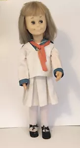 Traje de marinero vintage 1961 Charmin Chatty Cathy muñeca vestido un disco - Imagen 1 de 12