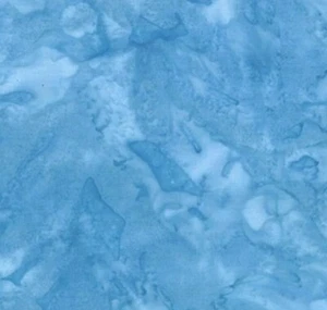 Hoffman Blue H2O Watercolor Bali Batik Cotton Quilt Fabric By the Yard - Picture 1 of 1