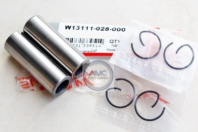 PISTON PIN + CIRCLIPS (A PAIR) FOR HONDA CA160 CB160 CL160 CA175 CB175 CL175 - Image 1 of 4