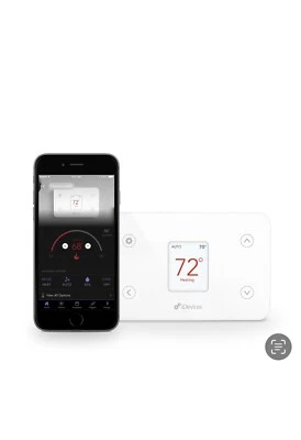 iDevices IDEV0005AND5 Wi-Fi Smart Thermostat - White - Image 1 of 4