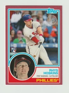 Rhys Hoskins RC 2018 Topps Mini On Demand 1983 Retro Red 10/10 #83-18 Phillies - Picture 1 of 1