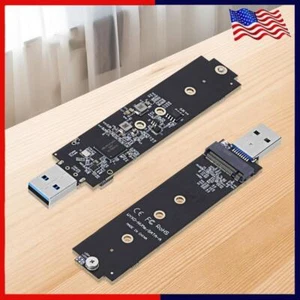 M.2 To USB Adapter 10Gbps Dual Protocol NVMe SATA M2 SSD Board Support UASP TRIM - Afbeelding 1 van 18