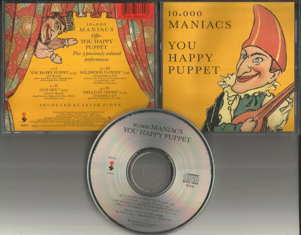 Natalie Merchant 10000 MANIACS You Happy 3 UNRELASED & ACOUSTIC CD single - Image 1 of 1