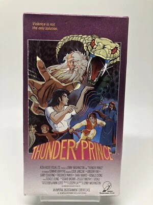 VHS 1992 Thunder Prince Anime - Imperial Entertainment Rare OOP HTF Vintage — 第 1/4 张图片