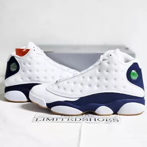 2024 Nike Air Jordan 13 XIII Retro White Midnight Navy Gum Brown 414571-140 Men - Picture 1 of 9
