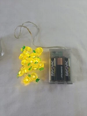 NEW! Pineapple String Lights Battery Operated LED Lights Acrylic Take 3 AA Batte - Image 1 of 4