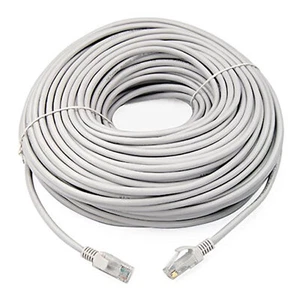 Câble réseau Ethernet RJ45 Cat5e LAN UTP patch fil Internet 0,5 m - lot de 20 m - Photo 1/19