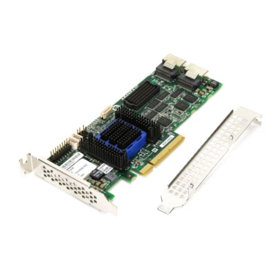 Adaptec ASR-6805 8-port 6G SAS 512MB Cache 8-lane PCIe RAID 0, 1, 5, 6, 10, 50 - Image 1 of 4