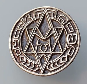 PRE-ISRAEL PALESTINE VINTAGE 1926 הנוער הציוני HaNoar HaTzioni BADGE PIN ZIONISM - Picture 1 of 2
