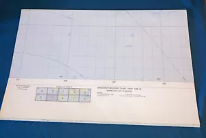 Nasa Spacecraft Recovery Chart Sheet, Gemini-Titan 3 Mission NSR-10 1964 - Picture 1 of 3