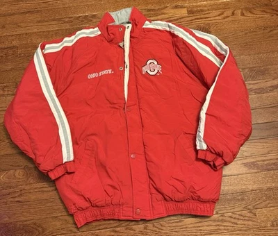 Vintage Ohio State Buckeyes Starter Coat, size Large EUC OSU Football jacket - Image 1 of 4