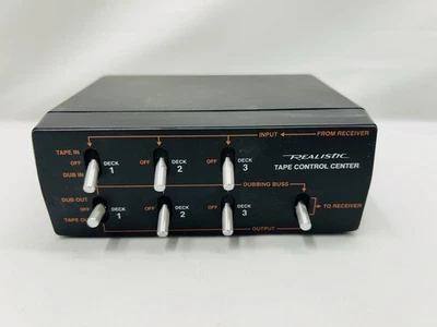 Tape Control Center Realistic Tape Deck Switch Box Vintage AV *Untested* - Image 1 of 4
