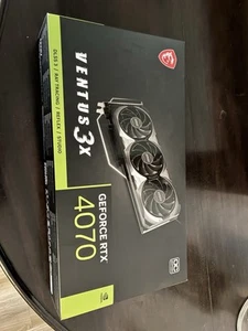 MSI GeForce RTX 4070 VENTUS 3X OC 12GB GDDR6X Grafikkarte - Bild 1 von 4