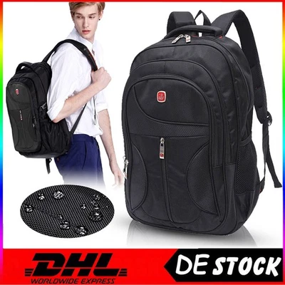 Laptop Rucksack Damen/Herren Sport Schulrucksack Wandern Reise Arbeit Ranzen - Bild 1 von 4