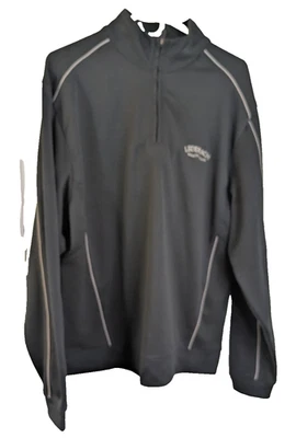 Cutter And Buck, Men's, 1/4 Zip Pullover, Black, Size L, New With Tags - Image 1 of 3
