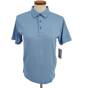 Camisa Polo de Golf Nicklaus Youth XL 18/20 Eco Choice Azul Blanco Rayas Nueva - Imagen 1 de 7