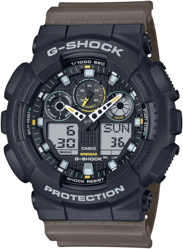 CASIO G-SHOCK Herren Armbanduhr Chronograph GA-100TU-1A3ER Herrenuhr - Bild 1 von 1