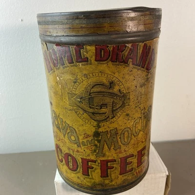 Home Brand Vintage 1 LB Java And Mocha Coffee Can St. Paul MN  - Image 1 of 4