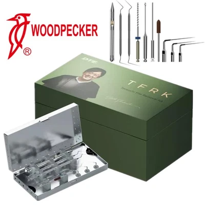 Woodpecker TFRK Terauchi Kit de eliminación de archivos Instrumento de recuperación Endo Kit completo Foto 1 de 4