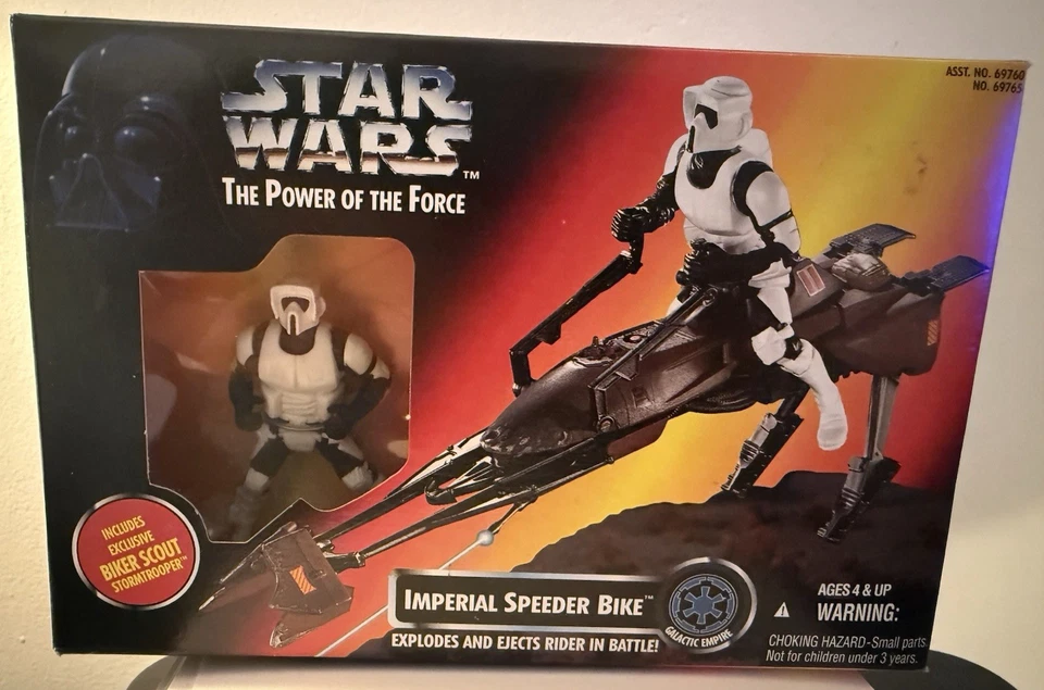 Star Wars Imperial Speeder Bike Potf2 1995 Kenner