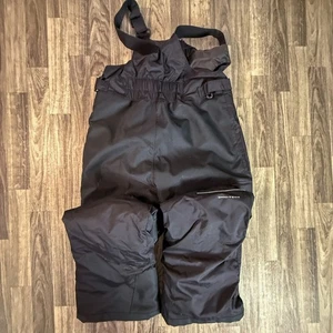 Columbia Black Omni-Tech Insulated Ski Snow Bib Pants Overalls XL - Picture 1 of 9