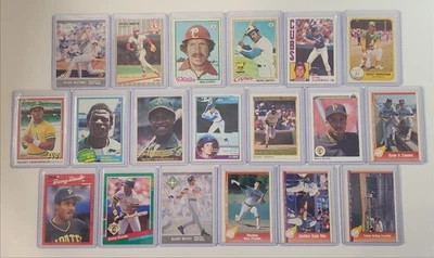 [19] BARRY BONDS RICKEY HENDERSON 1990 UPPER DECK DONRUSS Q3280 - Image 1 of 2