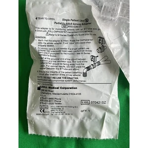 Zoll Adattatore per vie aeree adulti/pediatriche 2 unità - 8000-0260-01 nuovo - Foto 1 di 3