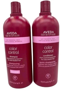 Aveda Color Control (RICH) Shampoo & Conditioner 33.8oz New Liter Sized Duo - Picture 1 of 2