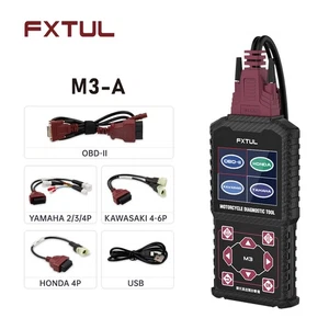 Herramienta de diagnóstico de motocicleta apta para Yamaha 2/3/4P, Kawasaki 4-6P, Honda 4P, OBD2 16P - Imagen 1 de 12