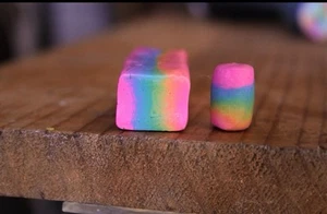 Rainbow Polymer Clay Cane - Picture 1 of 4