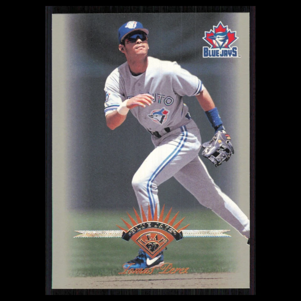 Tomas Perez #128 1997 Leaf Toronto Blue Jays Baseball Card MLB NM - Image 1 of 3
