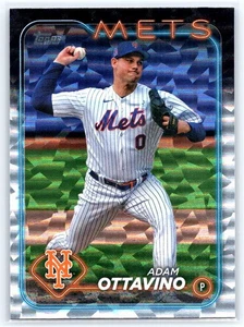 2024 Topps Update #US309 Adam Ottavino Silver Crackle Foilboard New York Mets - Picture 1 of 2