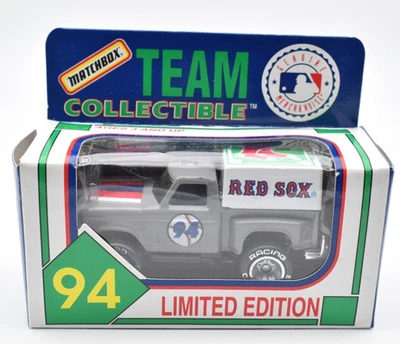 Matchbox Superfast Ford Flareside Pickup Boston Red Sox grigio baseball 1994 - Immagine 1 di 2