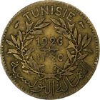 1281936 France Tunisie Muhammad Vi Franc 1926 Paris Bronze Aluminium T