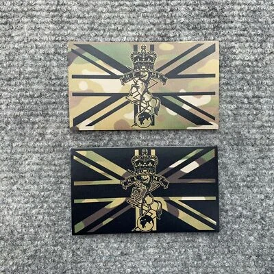 Union Jack Flag IR Style REME Multicam Morale Patch IFF, Electrical Mechanical