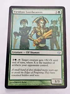 MTG Viridian Lorebearers Fifth Dawn 99/165 Regular Uncommon - Uncirculated - Picture 1 of 3