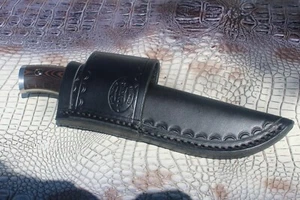 Custom Leather Knife Sheath That Fits a Buck Selkirk 863 Knife . Sheath Only! - Picture 1 of 5