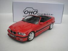 BMW M3 E36 Cabriolet 1994 Rosso 1/18 Otto Mobile OT1048 Nuovo