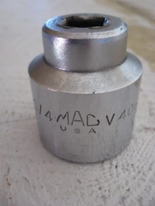 MAC TOOLS V406 1/2" DRIVE 1 1/4" 6 POINT SHALLOW CHROME SOCKET MECHANIC TOOL - Picture 1 of 6