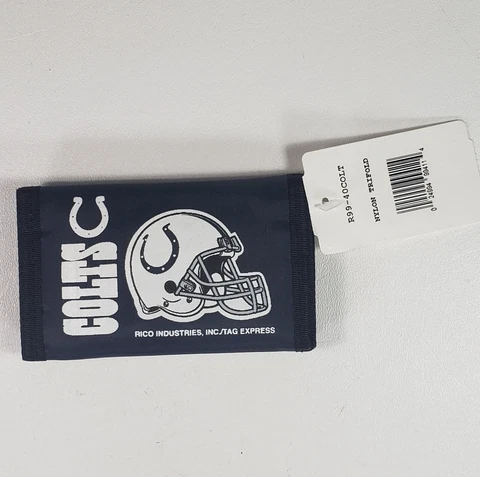 Indianapolis Colts Nylon Trifold Wallet Cover