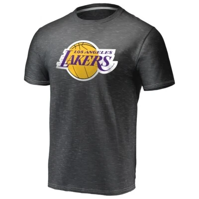 Los Angeles Lakers Men's Space Dye Primary Logo Performance Tee - New With Tags! - Image 1 of 2