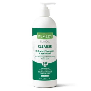Clinical Hydrating Shampoo & Body Wash (16 Fl Oz), Vanilla Scent, Cleanser, No-R - Picture 1 of 12