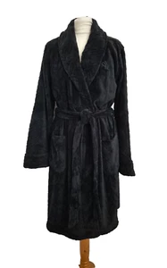 Lauren Ralph Lauren Bath Robe Size L black - Picture 1 of 7